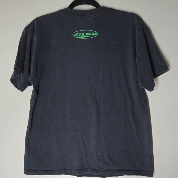 Vintage 90s Star Wars Yoda T Shirt Youth XL Jedi Master Movie Promo Double-Sided - Picture 4 of 6
